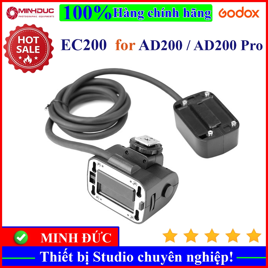EC200 Đầu đèn rời cho đèn Flash Godox AD200 - AD200 Pro - MINH ĐỨC CAMERA