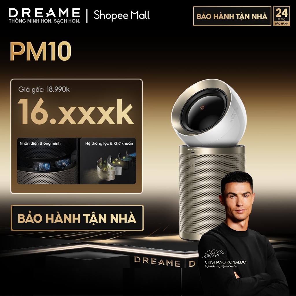 [Bảo hành tận nhà] Dreame PM10/ PM20/ PM NEO Máy Lọc Không Khí Thông Minh | Lọc 4 Lớp