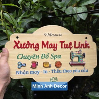 Bảng Gỗ Tên Shop , Bảng Hiệu bán hàng Online - MIỄN PHÍ Tư Vấn - Thiết kế