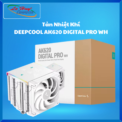 Tản Nhiệt Khí DEEPCOOL AK620 DIGITAL PRO WH (White) - Hàng Chính Hãng