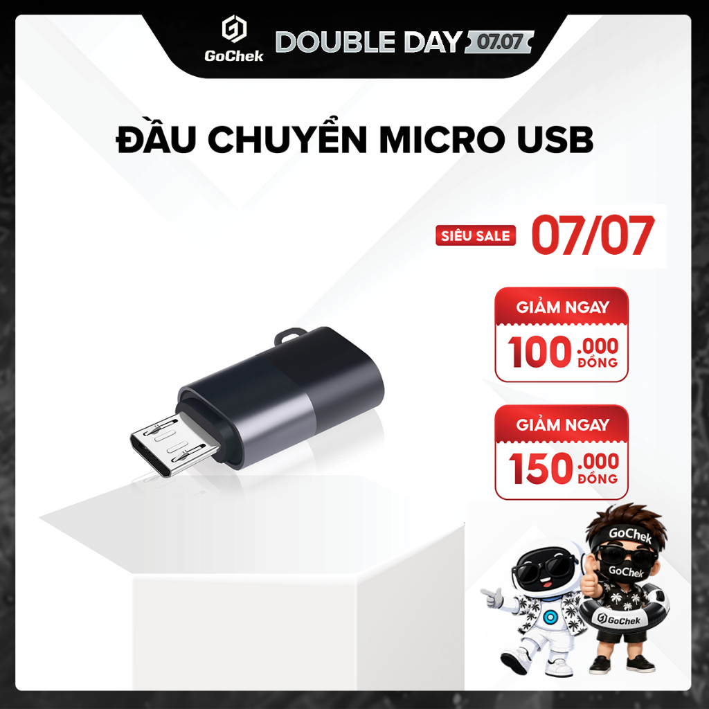 Đầu Chuyển Đổi Type C Sang Thiết Bị Khác GoChek – Kết Nối Tiện Lợi Cho Điện Thoại/Laptop | BigBuy360 - bigbuy360.vn
