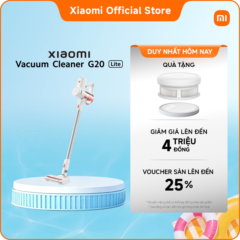 Máy Hút Bụi Xiaomi G20 Lite EU |Công suất hút tối đa 18.000 Pa| Công nghệ phát hiện bụi bằng ánh sáng trắng | BigBuy360 - bigbuy360.vn