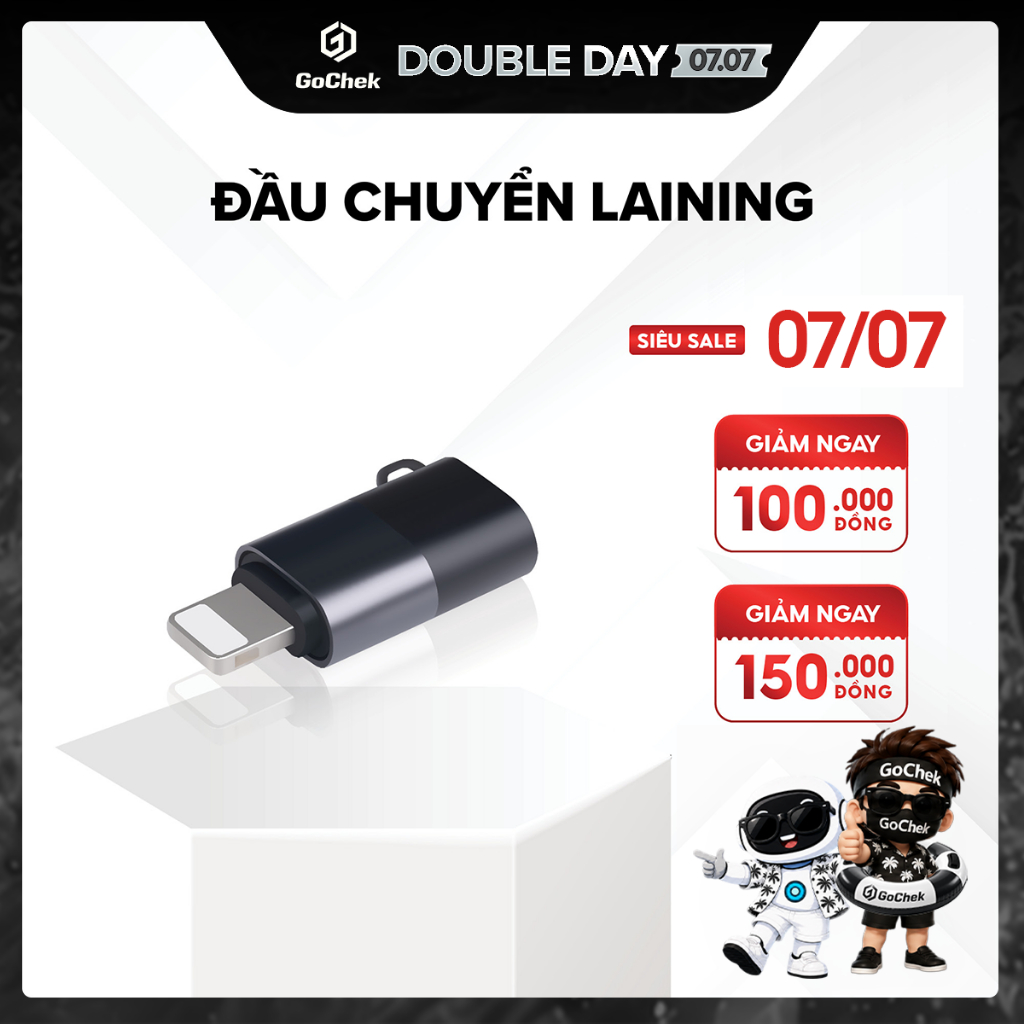 Đầu Chuyển Đổi Type C Sang Thiết Bị Khác GoChek – Kết Nối Tiện Lợi Cho Điện Thoại/Laptop | BigBuy360 - bigbuy360.vn