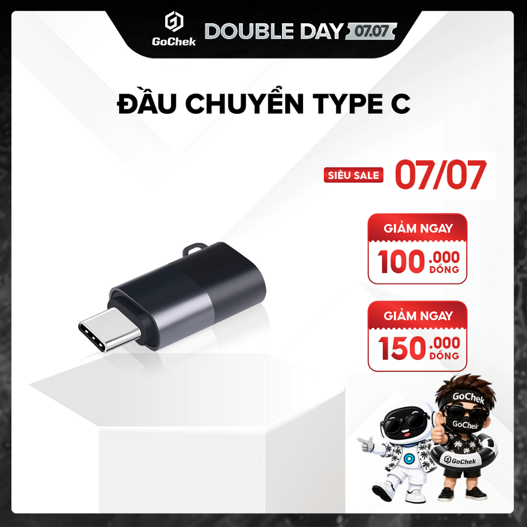 Đầu Chuyển Đổi lP Sang Type C GoChek – Thiết Kế Nhỏ Gọn, Chỉ Dùng Cho Mic GoChek-LKDC4 | BigBuy360 - bigbuy360.vn