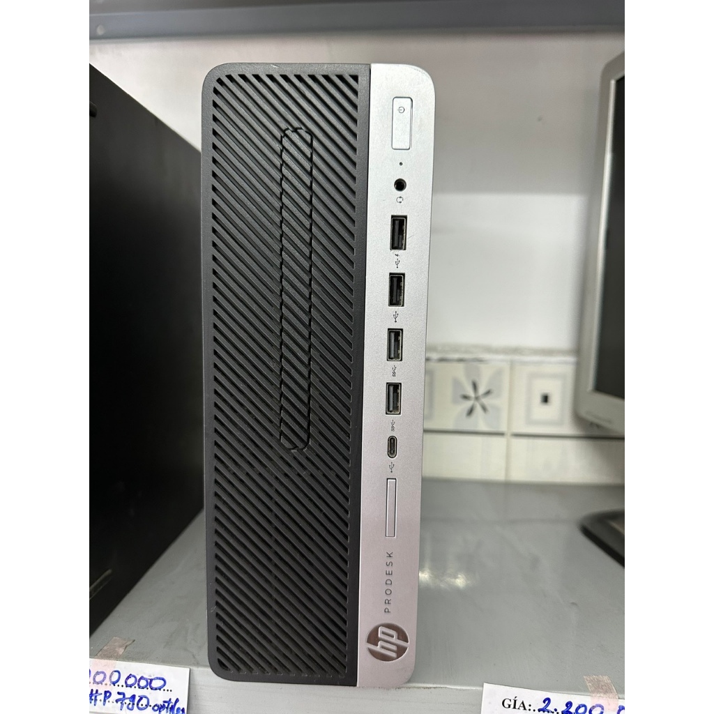 Thùng PC Hp 600g3 30cmx30cm Core i3 7100 CORE I3 7100 hổ trợ tốt các ứng dụng, chơi Roblox games