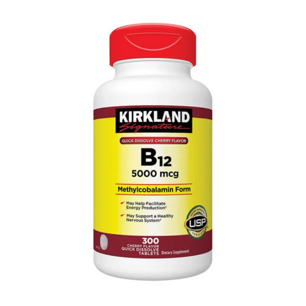 VIÊN UỐNG BỔ SUNG B12 KIRKLAND 5000MCG 300 VIÊN CỦA MỸ