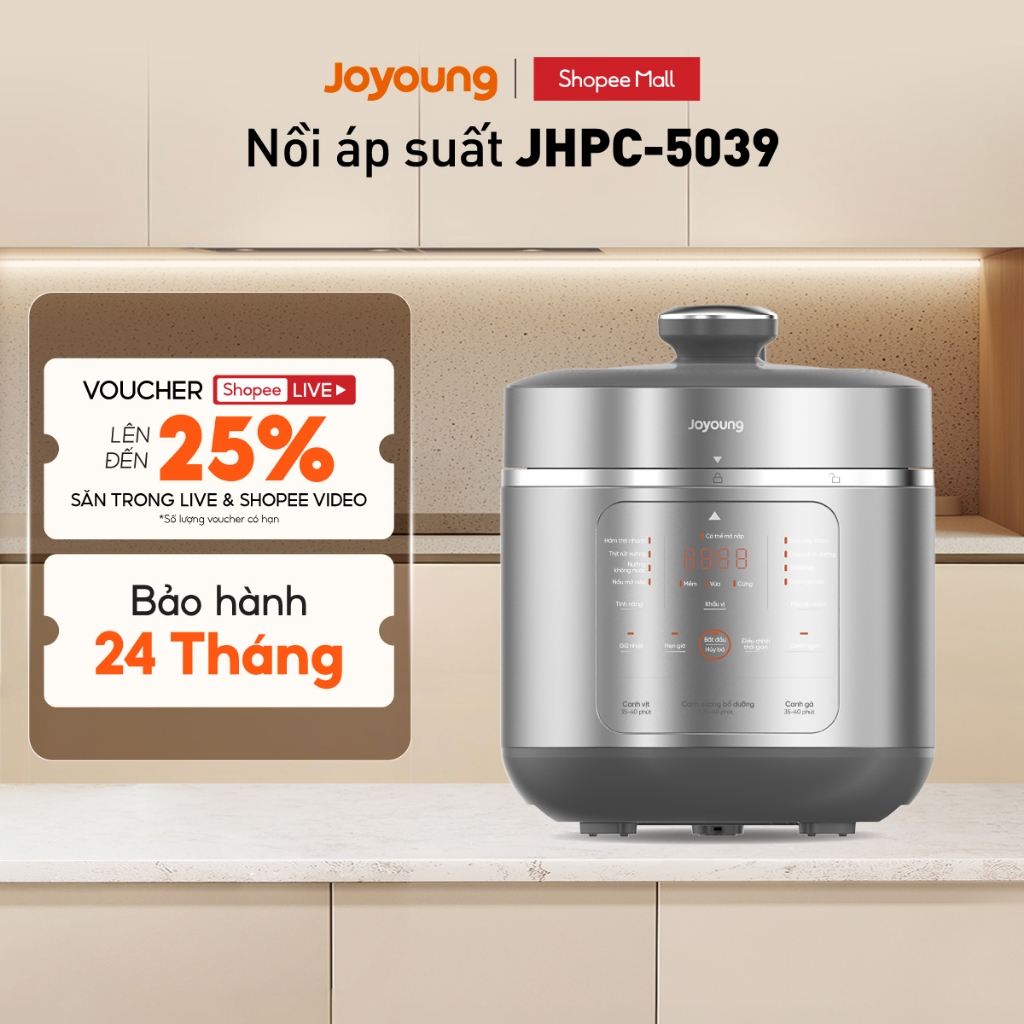 [Livestream] Nồi áp suất Joyoung JHPC-5039 | Dung tích 5L | Công suất 900W