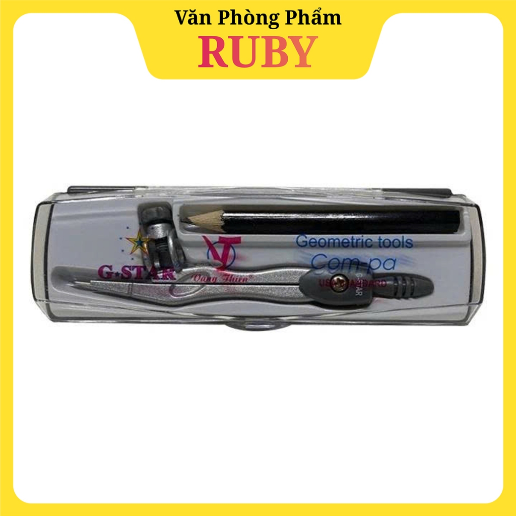 COMBO 3 Bộ Compass Học Sinh Cao Cấp GSTAR U112 – Bộ Comba Vẽ Kỹ Thuật Có Hộp Đựng Tiện Lợi Cho Học S