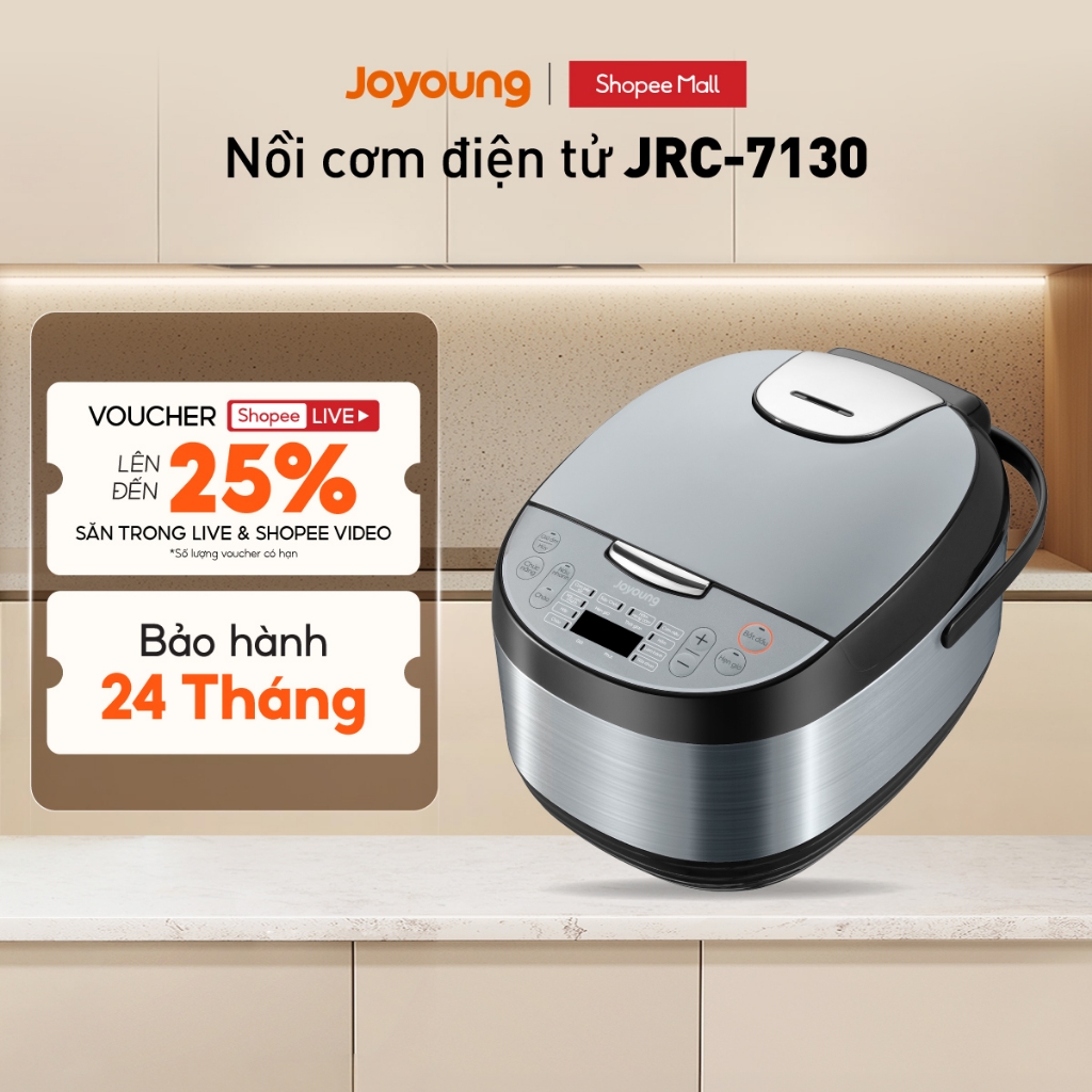 [Livestream] Nồi cơm điện tử 1.8L Joyoung JRC-7130 công suất 850W