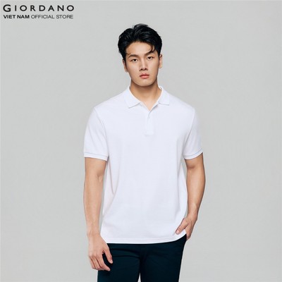 GIORDANO Áo Thun Nam Có Cổ Trơn Lux Touch Regular Fit Polo 01016292
