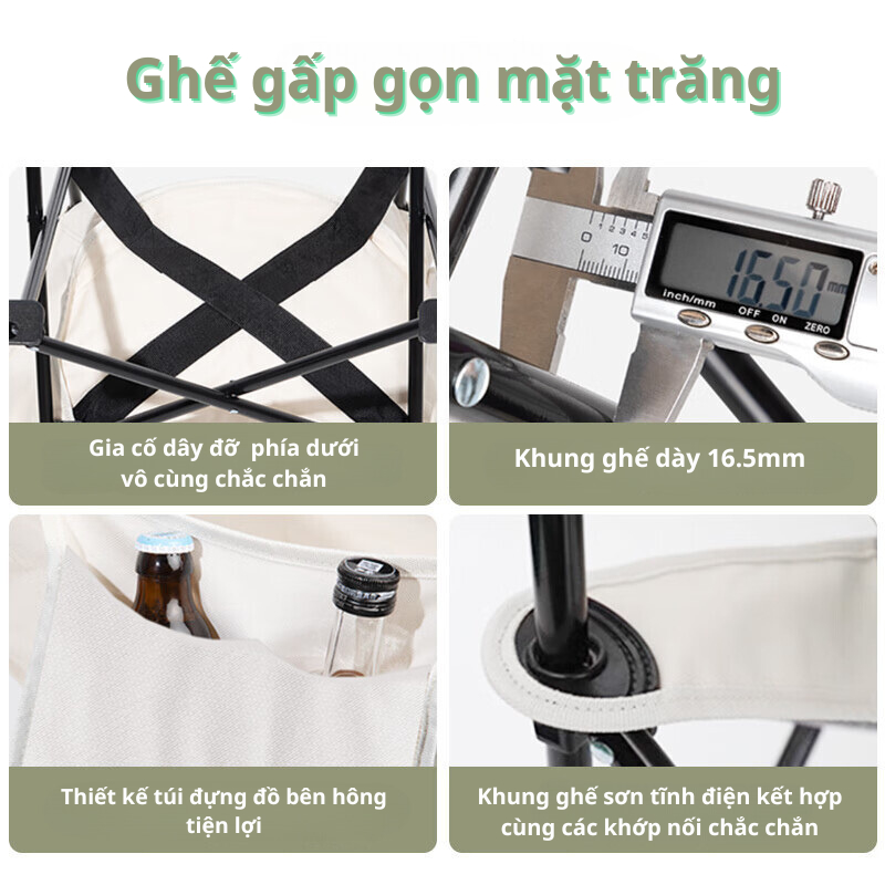 Ghế Camping Ngả Lưng Tmountain Gấp Gọn Thư Giãn Dã Ngoại Du Lịch Cao Cấp Cứng Cáp | BigBuy360 - bigbuy360.vn