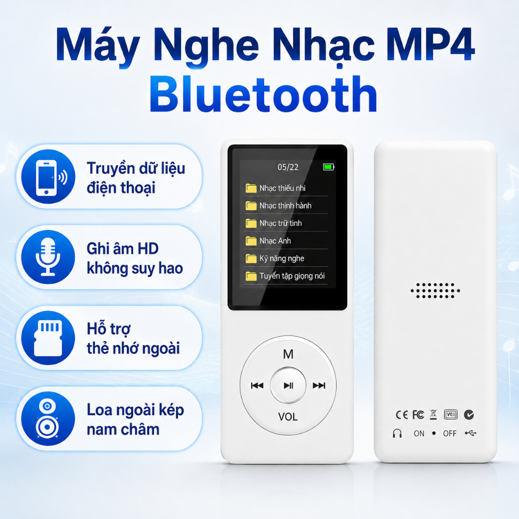 Máy nghe nhạc MP3 máy nghe nhạc MP4 máy nghe nhạc MP3 mini máy nghe nhạc MP3 màn hình IPS máy nghe n