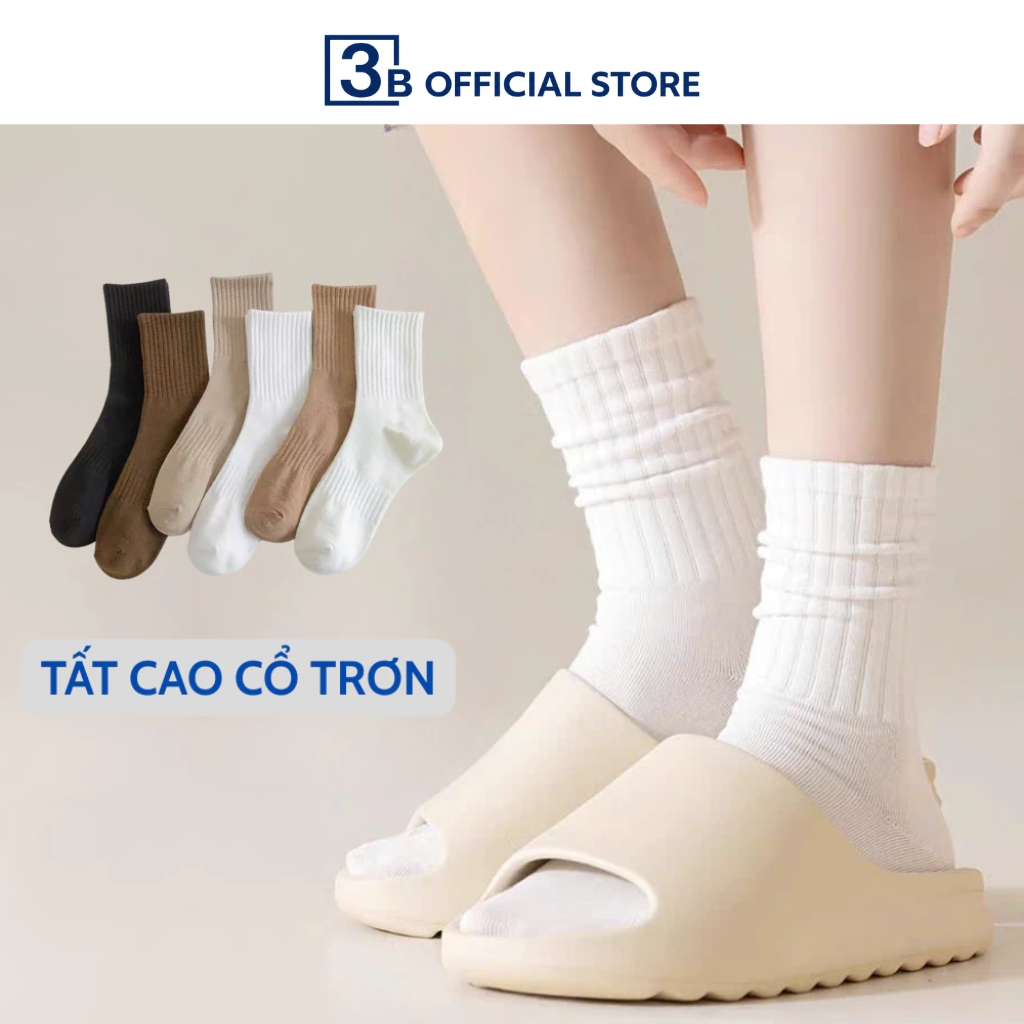 Vớ thể thao cổ cao nam nữ Design By 3B thời trang năng động [ MS30156 ]