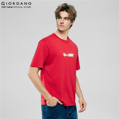 [GIORDANO x Tom&Jerry] Áo Thun Nam Ngắn Tay In Hình 01096284-39