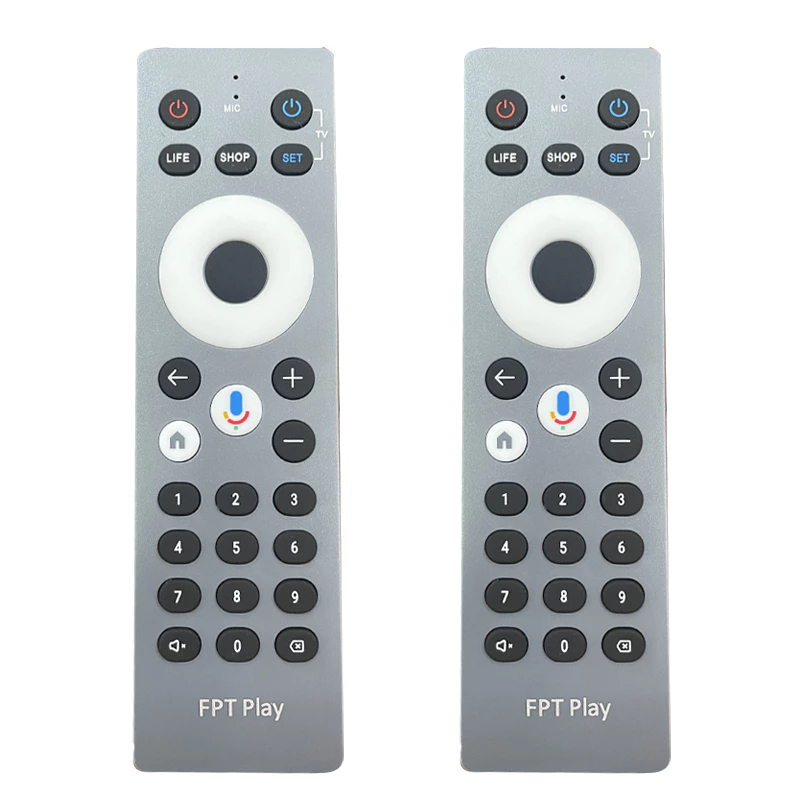 Điều khiển tivi FPT-V4 thay thế cho đầu FPT Play 650 có giọng nói, nút shop và life