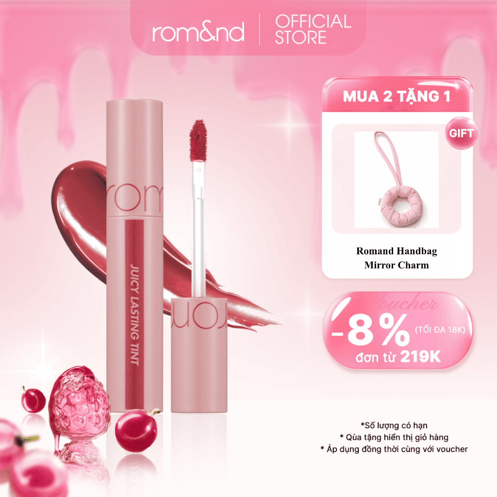 [Rom&nd x KOL] Son Romand Juicy Lasting Tint/ Glasting Water Tint/ Color Gloss/ Melting Balm/ Dewyfu