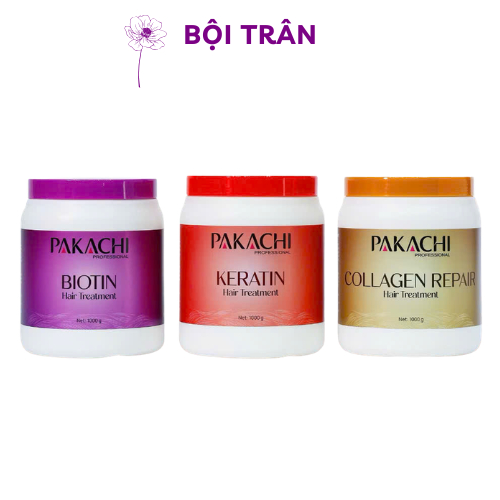 Kem hấp tóc phục hồi chuyên sâu Pakachi siêu mềm mượt 1000g