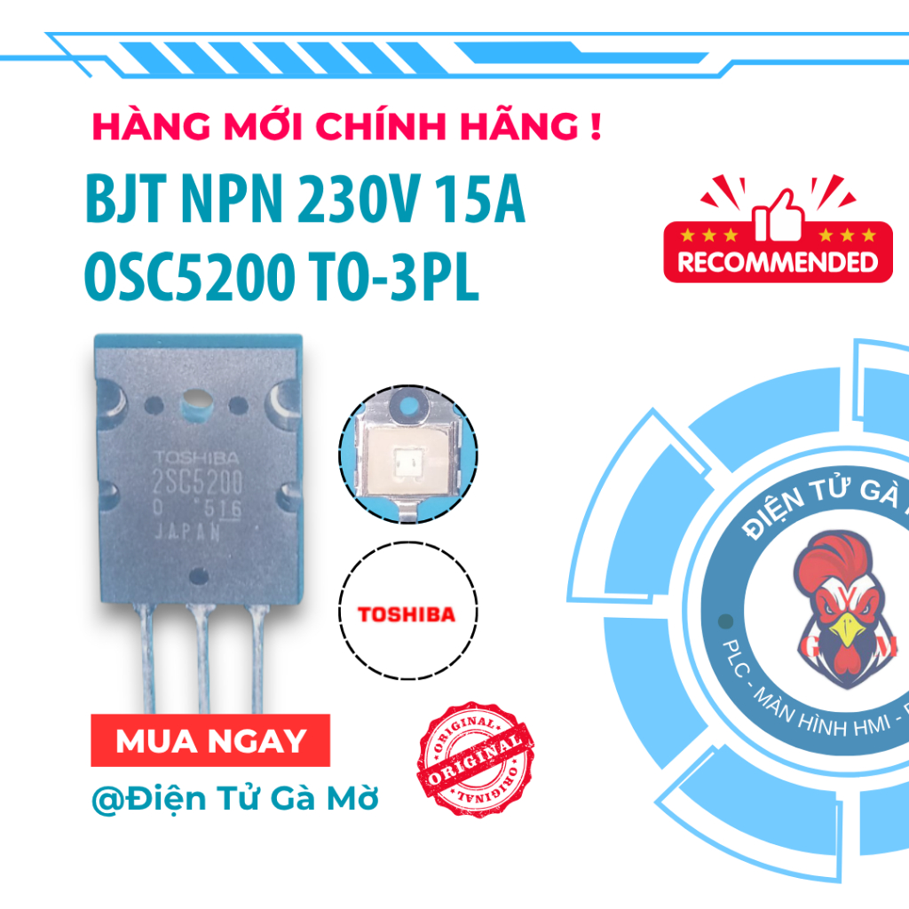 [1 CON] Sò Công Suất Amply Âm Thanh, 2SC5200 OSC5200 TTC5200 KTC5200 C5200, Hàng Mới Chính Hãng