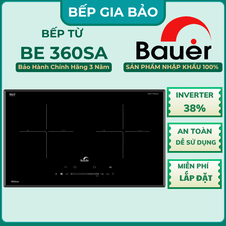 Bếp từ Bauer BE 360SA / Faster FS 600i / Canzy CZ 725 công nghệ liu riu cao cấp