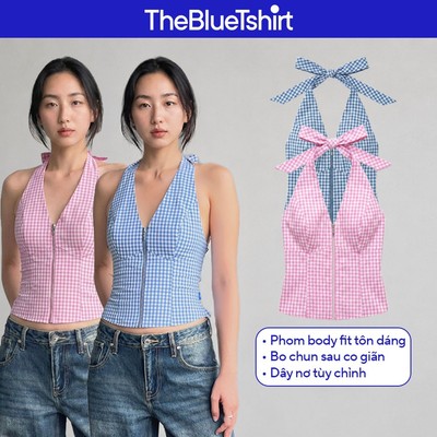 TheBlueTshirt - Áo kiểu phom dáng body fit cho nữ - Modern Corset Top - Women