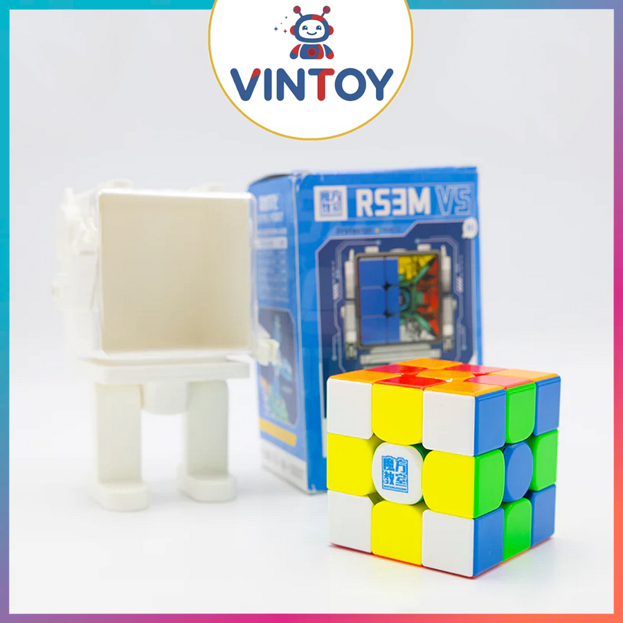 Rubik 3x3 MoYu RS3M V5 RS3 M 3x3 Magnetic Ball Core UV Rubic 3 Tầng Cao Cấp Nam Châm Đồ Chơi Trí Tuệ