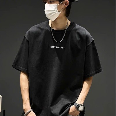 Áo phông from rộng nam nữ  LIERTENGTGV NAD Unisex-Áo thun kiểu dáng thể thao chất liệu cotton co giãn 2 chiều thoáng mát