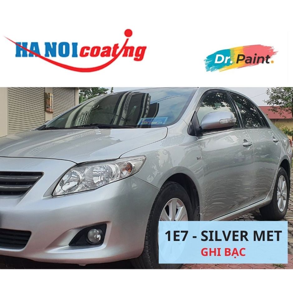 Sơn Xóa Vết Xước Xe Ô tô TOYOTA ALTIS Màu GHI BẠC Code 1E7 - SILVER MET chính hãng DR.PAINT Dạng Bìn