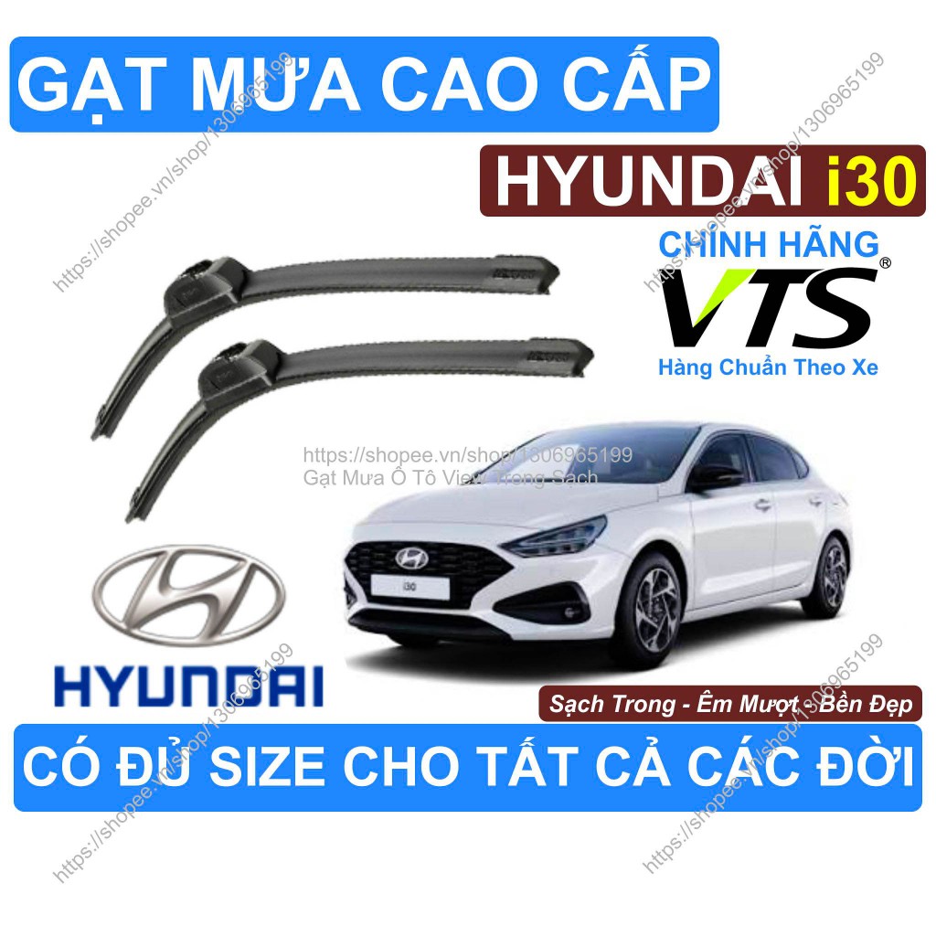 Gạt Mưa Êm Mượt Kính Lái Hyundai i30, Cặp Gạt Mưa Kính Lái Hyundai i30., Có Đủ Size Cho Các Đời X.e 