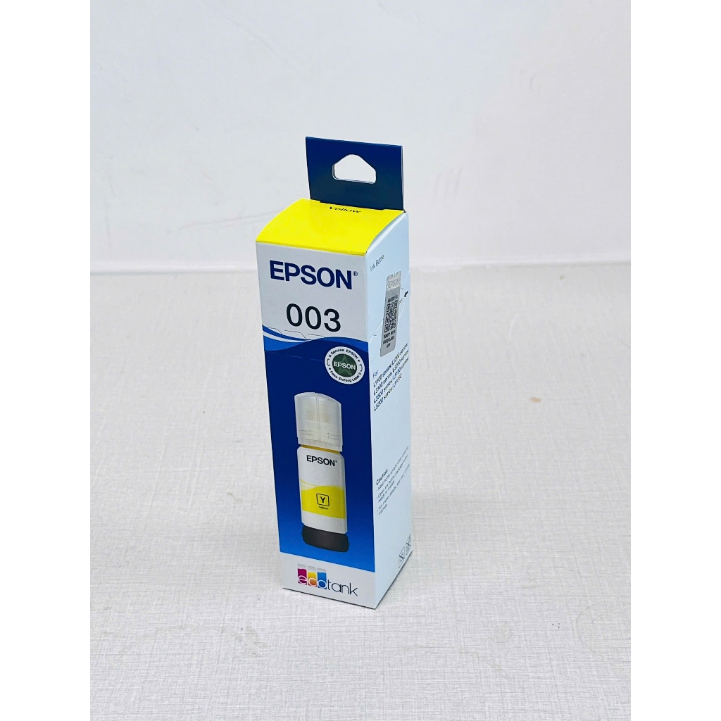 Mực Epson 003 Màu Vàng Y Chính Hãng Cho L1110 L3110 L3150 L5190 L1210 L3210 L3250 L5290 Bản In Sắc N