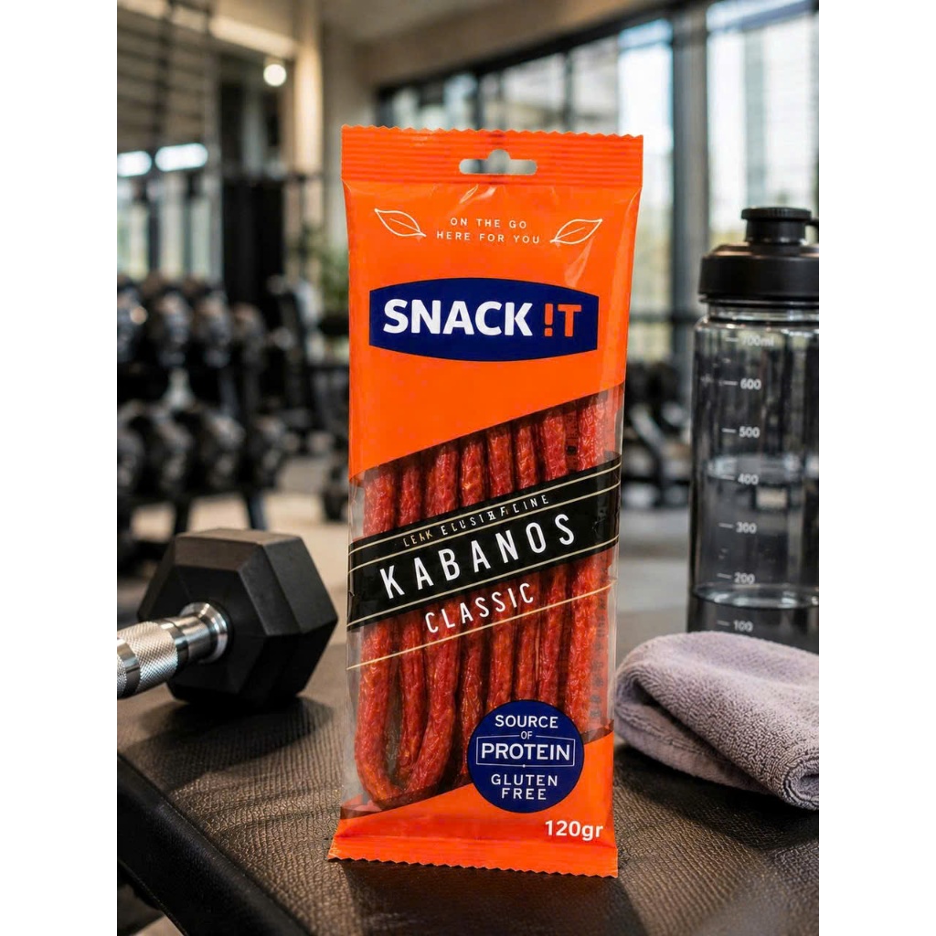 Snack It Kabanos Classic 120g - Salami Que Hun Khói Ba Lan Chính Hãng Ăn Liền Tiện Lợi Thơm Ngon