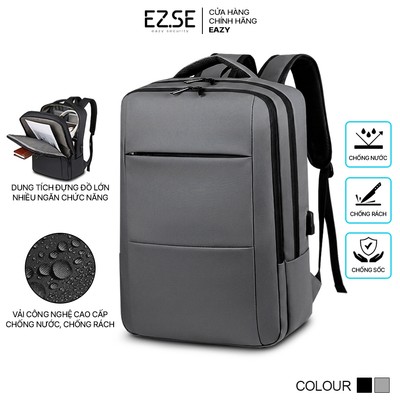 Balo đựng laptop chống sốc chống nước cao cấp EAZY BLA04 , Balo laptop 15.6 inch , 14 inch , 17 inch