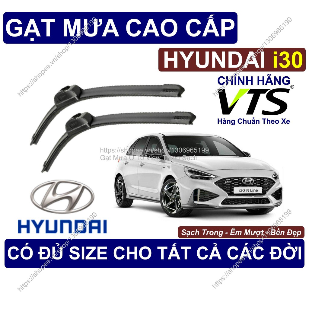 Gạt Mưa Sạch Êm Bền Kính Lái Hyundai i30, Cặp Gạt Mưa Kính Lái Hyundai i30..., Có Đủ Size Cho Các Đờ