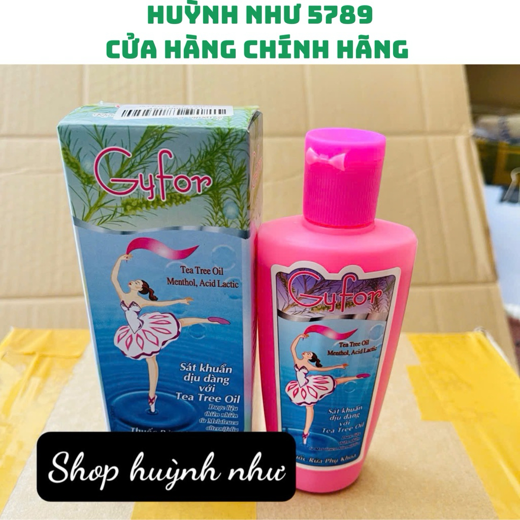 [CHÍNH HÃNG]<chai 100ml>Dung dịch rửa phụ khoa Gyfor Dược 3-2 hỗ trợ vệ sinh phụ nữ hằng ngày,,,,