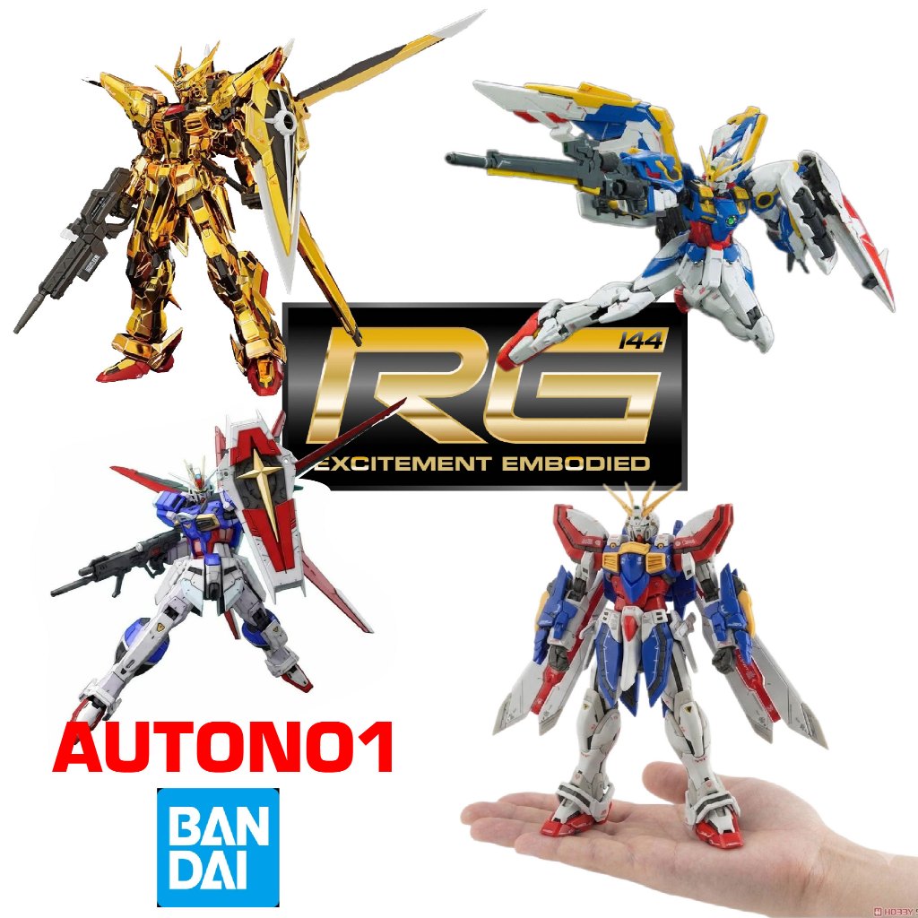 Mô hình lắp ráp gundam các dòng RG Exia Aile Strike God Unicorn gundam bằng nhựa cao cấp chính hãng 