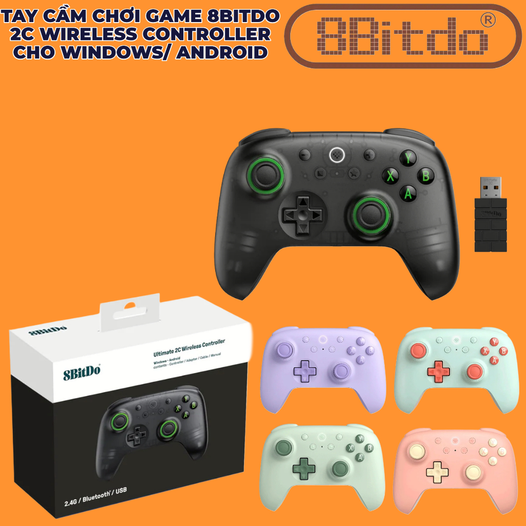 Tay cầm 8Bitdo Ultimate 2C Wireless Controller cho Windows/ Android