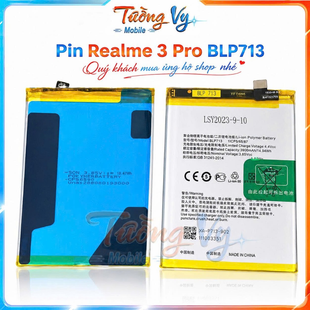 Pin Oppo BLP713 Realme 3 Pro mới