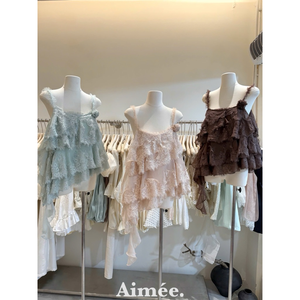 𝐀𝐢𝐦𝐞́𝐞.𝐬𝐭𝐮𝐝𝐢𝐨 ÁO 2s TUA DUA TẦNG PHỐI REN SIÊU XINH