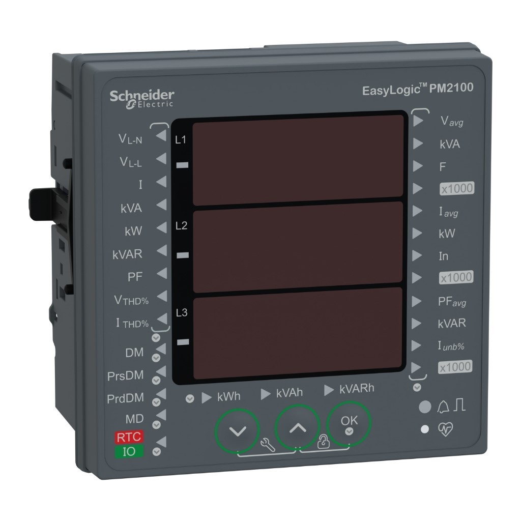 Đồng hồ kỹ thuật số đa năng EasyLogic PM2000 96x96mm - Schneider Electric - METSEPM2110 METSEPM2120 