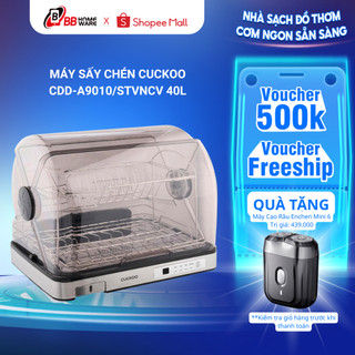 Máy Sấy Chén Cuckoo CDD-A9010 40L - Thép Không Gỉ Chứa Nhiều Bát - 4 Chế Độ Sấy Nóng Diệt Vi Khuẩn
