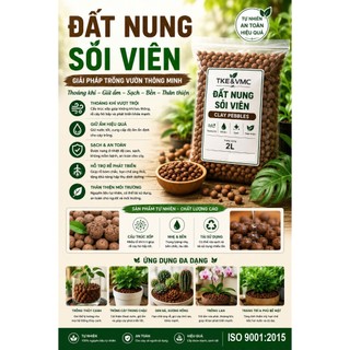 Viên đất nung (sỏi nhẹ) - túi 1kg
