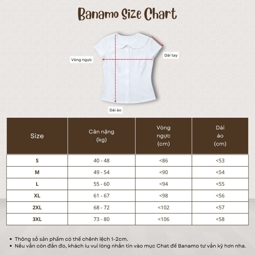Áo sơ mi nữ BIGSIZE Banamo Fashion áo cổ sen tay ngắn chiết eo tôn dáng dễ phối đồ phong cách Hàn Quốc 399 | BigBuy360 - bigbuy360.vn