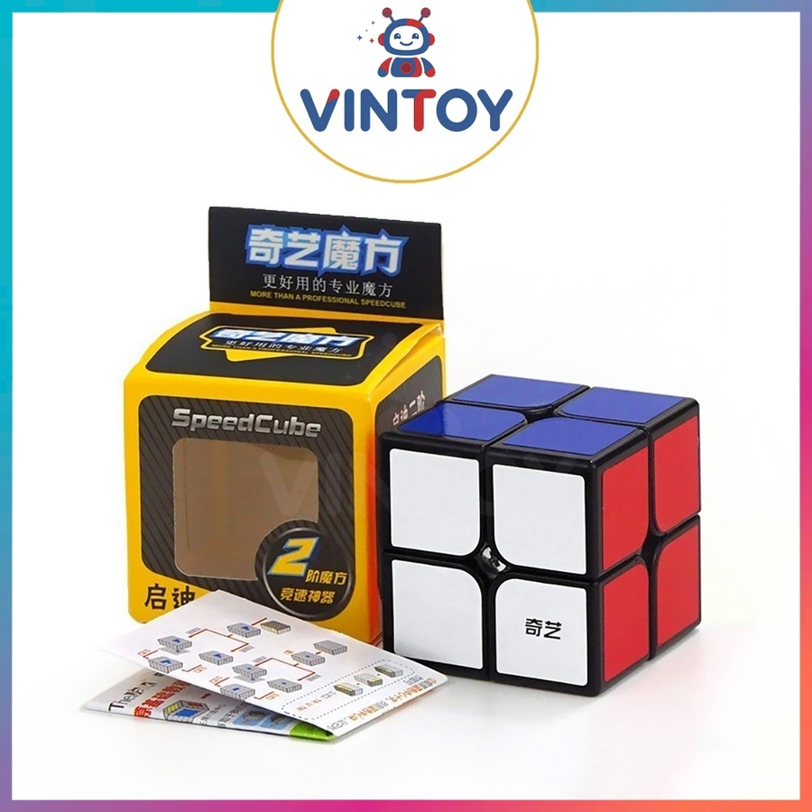 Rubik 2x2 QiYi QiDi 2x2 Rubic 2 Tầng Đồ Chơi Trí Tuệ Trẻ Em Phát Triển Tư Duy 2x2x2