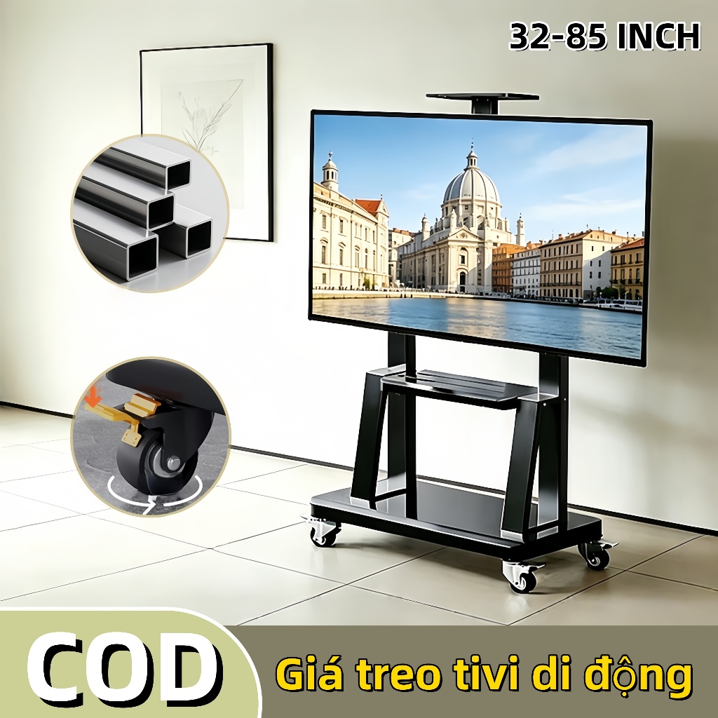 Giá treo tivi di động 32-85inch Giá Treo Tivi Chân đế TV Có Thể Tháo Rời Chịu Lực Cao