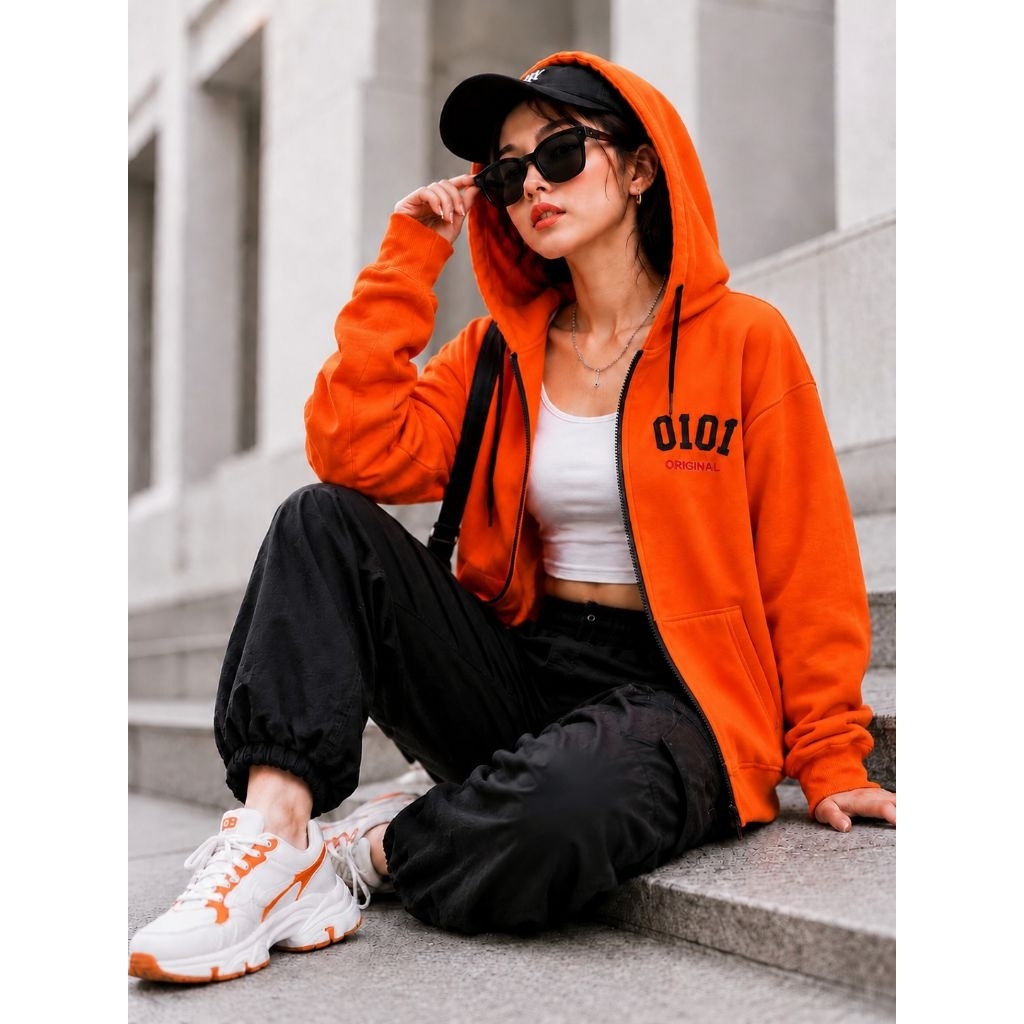 ÁO KHOÁC HOODIE NỈ KHÓA KÉO OIOI | DÀY DẶN | MẶC ĐI HỌC, ĐI CHƠI SIÊU CHẤT
