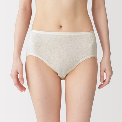 [26AW] MUJI Quần Lót Cạp Cao Cotton