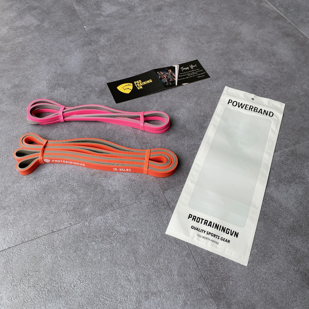 Dây tập luyện Powerband 15 Lbs và 35Lbs Protrainingvn