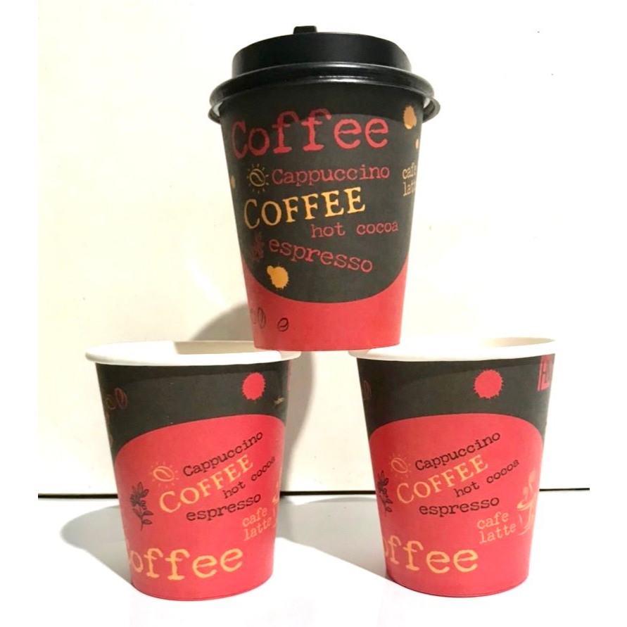 Ly giấy coffee 8oz(240ml) đựng coffee nóng - lạnh, pha máy, pha phin