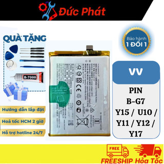 Pin thay thế VV B-G7 - Y15 /  U10 / Y11 / Y12 / Y17 5000mAh (Tặng Keo Dán & Bộ Sửa)