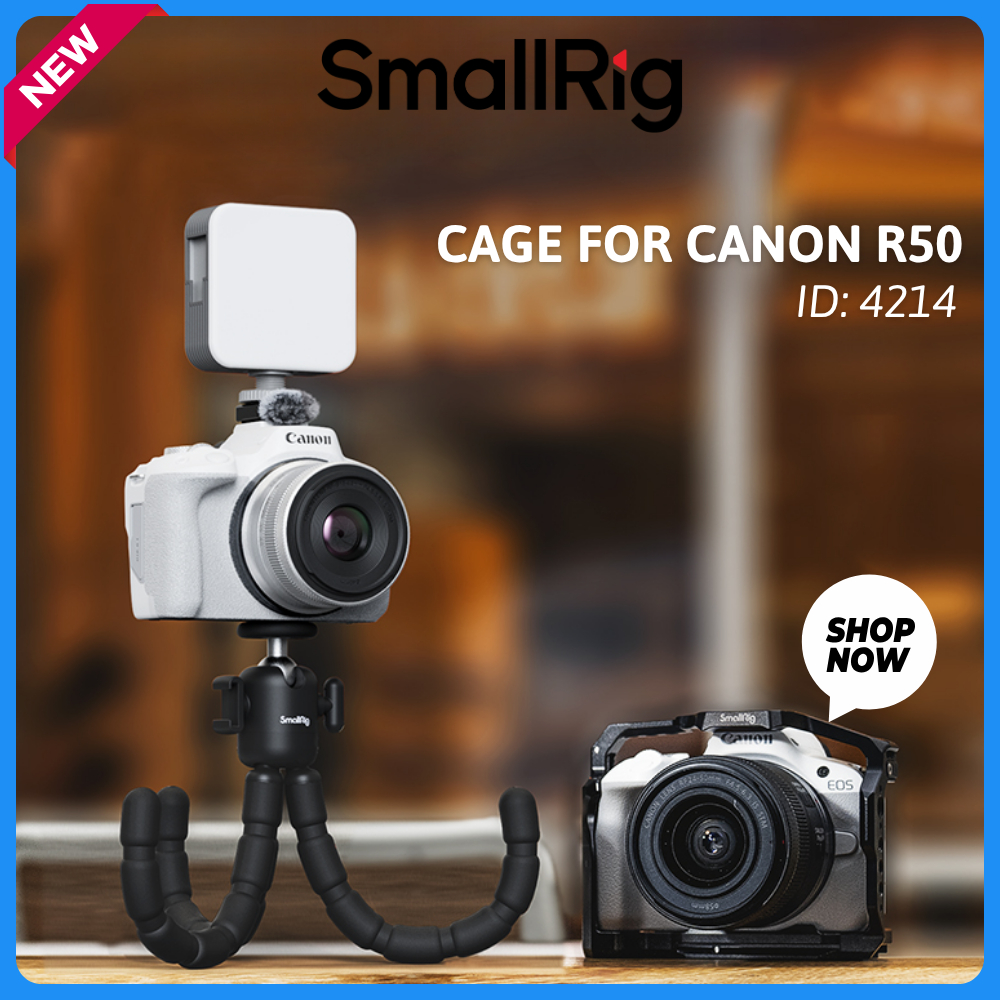 SmallRig 4214 - Khung Máy Ảnh Canon EOS R50 - Hàng Chính Hãng