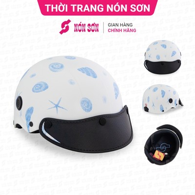 Mũ bảo hiểm lỗ thông gió họa tiết NÓN SƠN chính hãng BMP-TR134